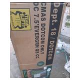 7.5FT Pre-Lit Realistic Green Spruce Artificial Christmas Tree, Stand - Retail: $130