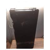 4-Tier Black Plastic Storage Shelf Unit (One Tier has Damage)