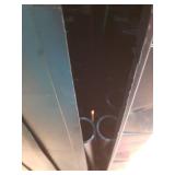 4-Tier Black Plastic Storage Shelf Unit (One Tier has Damage)