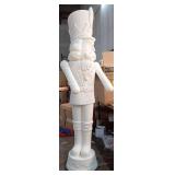 6ft Giant Nutcracker Light Up Blow Mold Animated Christmas DIY Paint Yourself - Retail: $269
