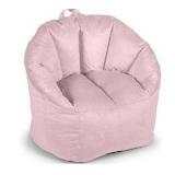 Big Joe Milano Plush Desert Rose Beanbag Chair - Retail: $62