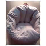 Big Joe Milano Plush Desert Rose Beanbag Chair - Retail: $62