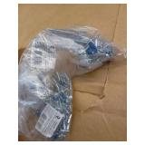 Prepac 4 Sided Revolving Display Cabinet, Black Storage Cabinet with 36 Adjustable Shelves Narrow DVD Storage Cabinet Ideal for Living Room 18.75" D x 18.75" W x 65" H (Damaged to one Piece)- Retail: 