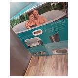 SaluSpa Monterey AirJet Outdoor Inflatable Square Hot Tub 4-6 Person with Pump #P08411 - Retail: $299