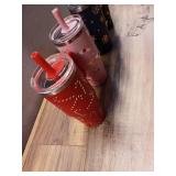 Pack of 4 ,YAYA My First Travel Tumbler for Toddlers 3+ with Reusable Straw and Spill-Safe Lid, 12oz, Snowflakes - Pink, Red, Green,