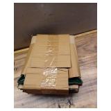 Pack of 2 ,Holiday Time Ceramics Tree Appetizer Plates - Multicolor