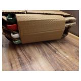 Pack of 2 ,Holiday Time Ceramics Tree Appetizer Plates - Multicolor