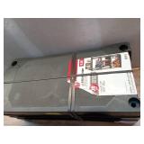 Hyper Tough Black Plastic 4-Tier 56.2  H X 30   W X 13.8  D  280lb Total Capacity (See Pic #5)