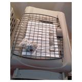 Pack of 2 ,Petmate Vari Plastic Travel Dog Kennel 28  Small/Medium Dog Crate for Pets 20-30 lbs  Taupe/Black - Retail: $126