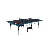 Official Size Table Tennis Table  15mm  4 Piece  Pong Table  Blue/White  by MD Sports - Retail: $229