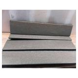 Zinus Lottie Upholstered Platform Bed Frame, Mattress Foundation, Wood Slat Support, No Box Spring Needed, Easy Assembly, Grey, Queen - Retail: $159