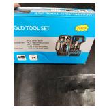 39 Piece Basic Home Tool Set Household Tool Set General Repair Small Hand Tool Kit in Toolbox Storage Case for Home Garage Office College Dormitory Use, Blue