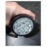 Solar Flag Pole Light, Flagpole Light Solar Powered Outdoor Bright LED 6000K Dusk to Dawn IP65 Waterproof with Bracket Clamp Fits 1.4-3 Pole Mount and Stakes for Ground Wall Mounting NO HARDWARE