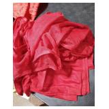 LTHYTY 10 Pack Scrimmage Vest/Team Training Jerseys/Sports Pinnies/Practice Jerseys/Soccer Bibs with Carry Bag Red