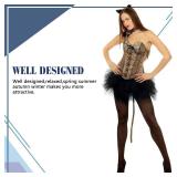 Zhanmai 2 Pack Tutu Skirt Women Adult Classic Elastic 5 Layered Short Tulle Skirt 80