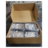 4 Pack String Light Poles for Outside, Thickened Metal Christmas Lights Hanger Pole Outdoor with Fork, Lighting Hanging Post Accessories for Patio Decor Garden Backyard Yard Outside Decorations