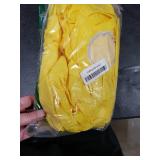 YIBER Hazmat Suit Disposable Coverall | Full Body Painters Suit in 7 Sizes with Multiple Specifications for Men & Women - Medium, Yellow, 1