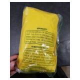 YIBER Hazmat Suit Disposable Coverall | Full Body Painters Suit in 7 Sizes with Multiple Specifications for Men & Women - Medium, Yellow, 1
