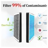 Lecctso CF10285 (CP285) Cabin Air Filter with Activated Carbon Beads Fits for Toyota & Lexus Camry, RAV4, Highlander, Corolla, 4Runner, Tundra, Prius, Subaru, Avalon | Honeycomb Structure