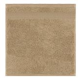 American Veteran Towel, 100% Cotton Turkish Washcloths for Bathroom Essentials 4 Pack, Soft Absorbent Wash Cloths Quick Drying Small Towels Washrags, Beige