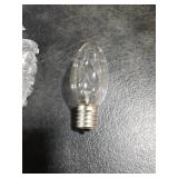 C9 Clear Christmas String Light Set, 100 Feet Vintage Christmas Tree Lights, Outdoor Roofline String Lights with 100 Clear Bulbs for Patio Garden Holiday Indoor Home Decorating, Not Connectable