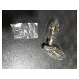 Minetom Vintage C9 LED Christmas Lights Outdoor Warm White, 50 Feet C9 String Lights for Christmas Tree Roofline Holiday Party Indoor Outdoor Garden Patio Backyard Cafe Xmas Decoration, Green Wire