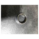 HitTopss Smart Ring, Ultra Thin Fitness Tracking Smart Ring with Calories/Heart Rate/Blood Oxygen/Sleep Monitoring, 5ATM Waterproof, No APP Subscription (Silver,Ultra Thin-8#)