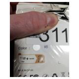 HitTopss Smart Ring, Ultra Thin Fitness Tracking Smart Ring with Calories/Heart Rate/Blood Oxygen/Sleep Monitoring, 5ATM Waterproof, No APP Subscription (Silver,Ultra Thin-8#)