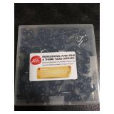 50 Pcs Black Push Pin Hooks, Cork Board Pin-Hooks Decorative Thumb Tacks Hook for Photo Wall, Bulletin Board, Home Wall, Home Office School Pinning and Hanging