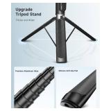 RISEOFLE 71in Phone Tripod & Selfie Stick, Portable All in One Extendable Cell Phone Tripod Stand, with Wireless Remote Control for iPhone/Samsung/Android/Camera