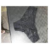 Sunm Boutique Sexy Lace Womens Underwear, Cheeky Panties for Women, Seamless Bikini for Ladies (Medium, 6 Pack - Black)