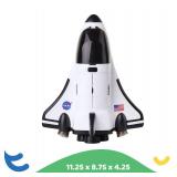 Dazmers Space Shuttle Toy with Astronaut Figure - Light Up Rocketship with Blast Off Sound Effects - Interactive Space Toys for Kids 5-8 - Astronaut Toys for Role Play - Batteries Not Included MISSING