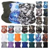Tarpop 30 Pcs Neck Gaiters Scarf Elastic Wrap Headband Sweat Absorbing Bandana for Women Men Sports Yoga Running (Camouflage Style)