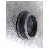 uxcell Silicone Hole Plug, Waterproof Round Rubber Stoppers Bottle Seal Plugs Tube Pipe End Caps for 55mm/2.17 Hole for Bathtub Bottle, Black