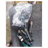 2 Pack Jumbo C9 Christmas Pathway Lights Outdoor Decorations Lawn with Stakes,Tota 17Ft 10 LED String Lights Covered Jumbo Multicolored Walkway Lights Bulb for Holiday Outside Yard Garden Decor