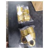 2 Pack Jumbo C9 Christmas Pathway Lights Outdoor Decorations Lawn with Stakes,Tota 17Ft 10 LED String Lights Covered Jumbo Multicolored Walkway Lights Bulb for Holiday Outside Yard Garden Decor