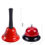 Huqqi 2 Pack Hand Bell Service Bell Bar Counter Top Service Call Bell Ring Reception, Novelty Funny Romantic Toy for Home Ornament Single Party Bells (Red)