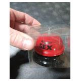 Huqqi 2 Pack Hand Bell Service Bell Bar Counter Top Service Call Bell Ring Reception, Novelty Funny Romantic Toy for Home Ornament Single Party Bells (Red)