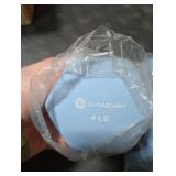 GYMENIST Pair of Dumbbells Set of 2 Soft Non Slip Grip Dumbbells Pair Covered with Neoprene (4 LB)