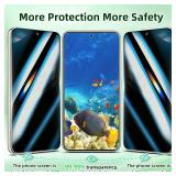 YNRNZNPN 3+3 Pack for Samsung Galaxy S24 5G Privacy Screen Protector with Camera Lens Protector 9H Tempered Glass,Anti Scratch, Bubble Free, Easy to install (Galaxy S24 Privacy)