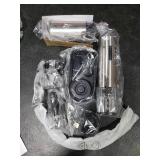 CIRCLE JOY 6-in-1 Electric Wine Opener Set Rechargeable Stainless Steel Wine Opener Gift Set with Foil Cutter, Rechargeable & Manual Wine Aerator Pourers, Vacuum Wine Stopper and Storage Base, Silver