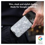 Mous for Google Pixel 9 Case MagSafe Compatible - Limitless 5.0 - Silver Pearl - Protective Pixel 9 Case - Shockproof Phone Cover