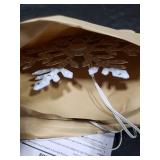 ElectricWise 3 Pack Hi Vibrant Twinkling Christmas Snowflakes Lights, 10