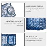 Glass Bud Vase Set of 30, Small Flower Vases, Glass Vases for Centerpieces, Vintage Home Table Decorations Bud Vases (30 Pcs, Blue)