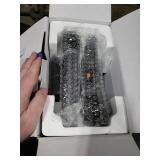 VOSOCO Karaoke Machine, Portable Bluetooth Karaoke Speaker with 2 Wireless Microphones, PA System for Adults Kids with LED Lights & Echo Adjustment, Supports TWS/TF/USB/AUX for Home Party