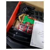 Hanging Christmas Train Set - VATOS 2 in 1 Christmas Train Toy with Light Sound for Kids, Train Toy Set Around & Under The Christmas Tree, Best Indoor Christmas Decoration for Family Yard Garden