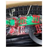 Hanging Christmas Train Set - VATOS 2 in 1 Christmas Train Toy with Light Sound for Kids, Train Toy Set Around & Under The Christmas Tree, Best Indoor Christmas Decoration for Family Yard Garden