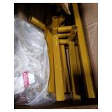 Metal Arch Backdrop Stand, Set of 3 (6/6.6/7.2 ft) Wedding Arched Frame with 12 Ground Nails and Storage Bag, Stable Arched Background Stand for Wedding, Baby Shower, Birthday Party, Photography, Gold