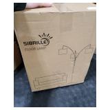 SIBRILLE 36W Dimmable Floor Lamp - 3 Lights Arc Floor Lamps Standing Lamp with Remote & Touch Control, Tall Lamp for Living Room Corner, Bedroom, Office