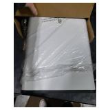 Cesun Bathroom Trash Can with Lid, 2.6 Gallon Small Bathroom Garbage Can Soft Close, Stainless Steel Waste Basket with Step Pedal for Bedroom, Laundry Room, Living Room, Home Office, Toilet, RV, White